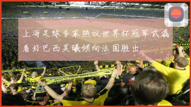 上海足球专家热议世界杯冠军武磊看好巴西吴曦倾向法国胜出